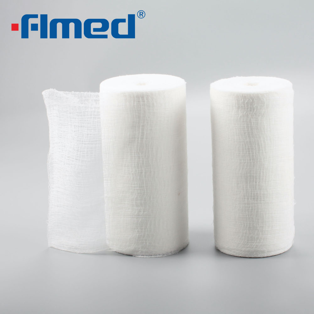 Cuộn gạc 4 lớp Giấy Kraft trắng và xanh 100 yard 13 sợi